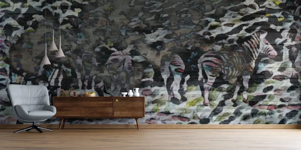 xTremeBalele Wallart Zebra Impressionist